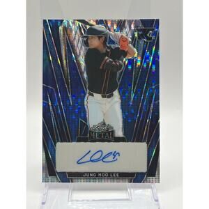2024 Leaf Metal Jung Hoo Lee Rookie Blue Pulsar Auto 2/5 SP San Francisco Giants